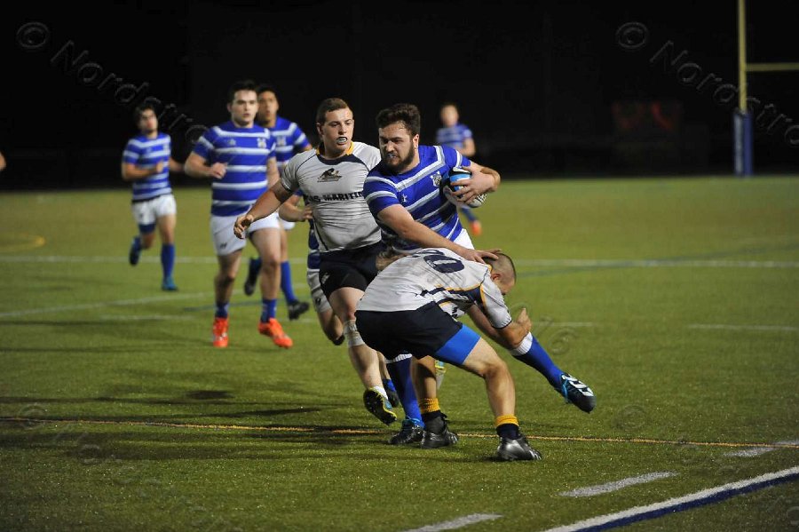 Wheaton Men\'s Rugby vs Mass Maritime.  Photo by Keith Nordstrom